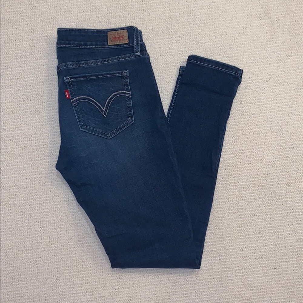 Levi’s Mid-Rise Skinny Stretch Jeans